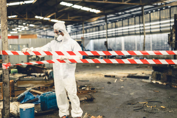 Professional Unattended Death Cleanup technician working in Bellevue, IL